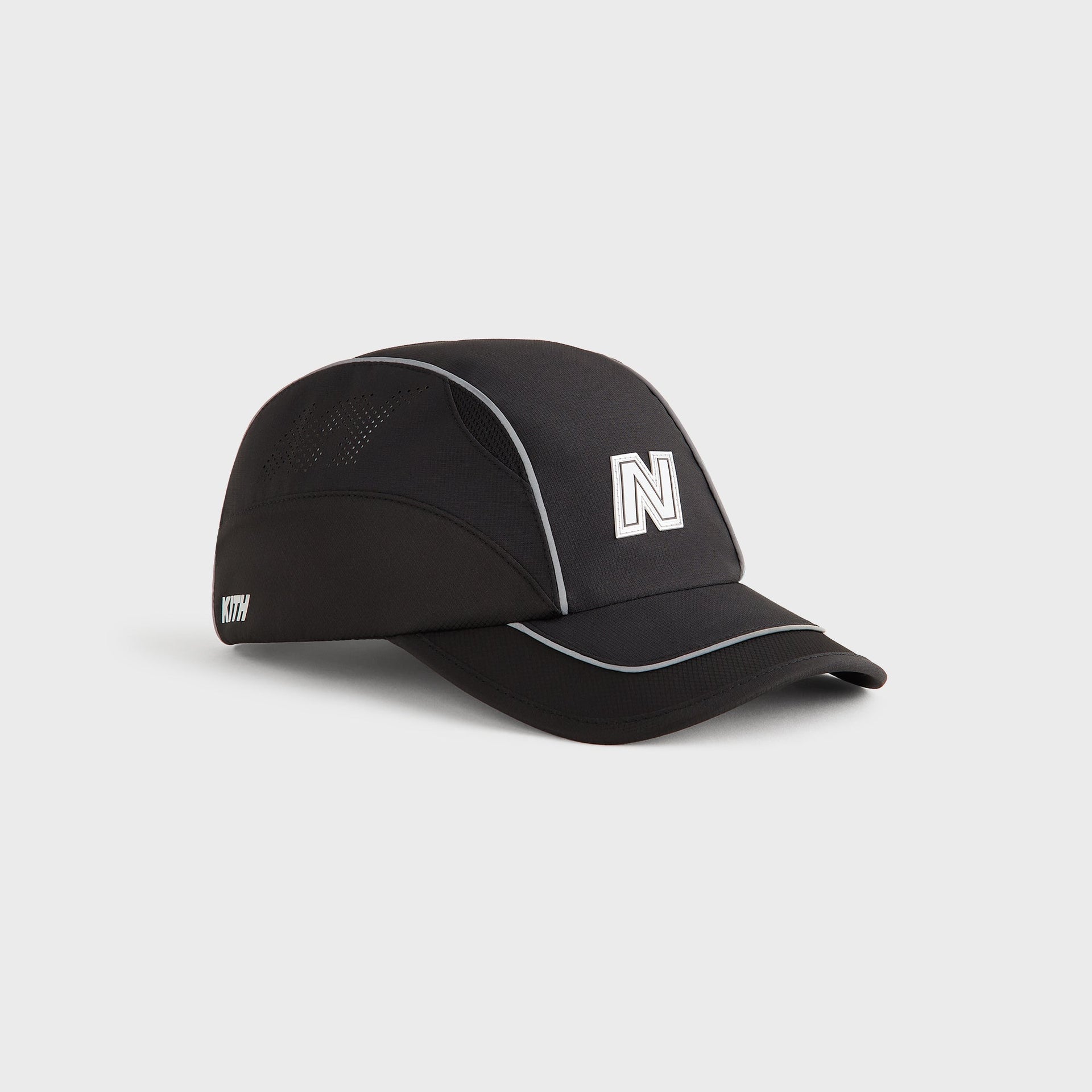 Kith & New Balance Mixed Tech Griffey Runner Cap - Black - PH