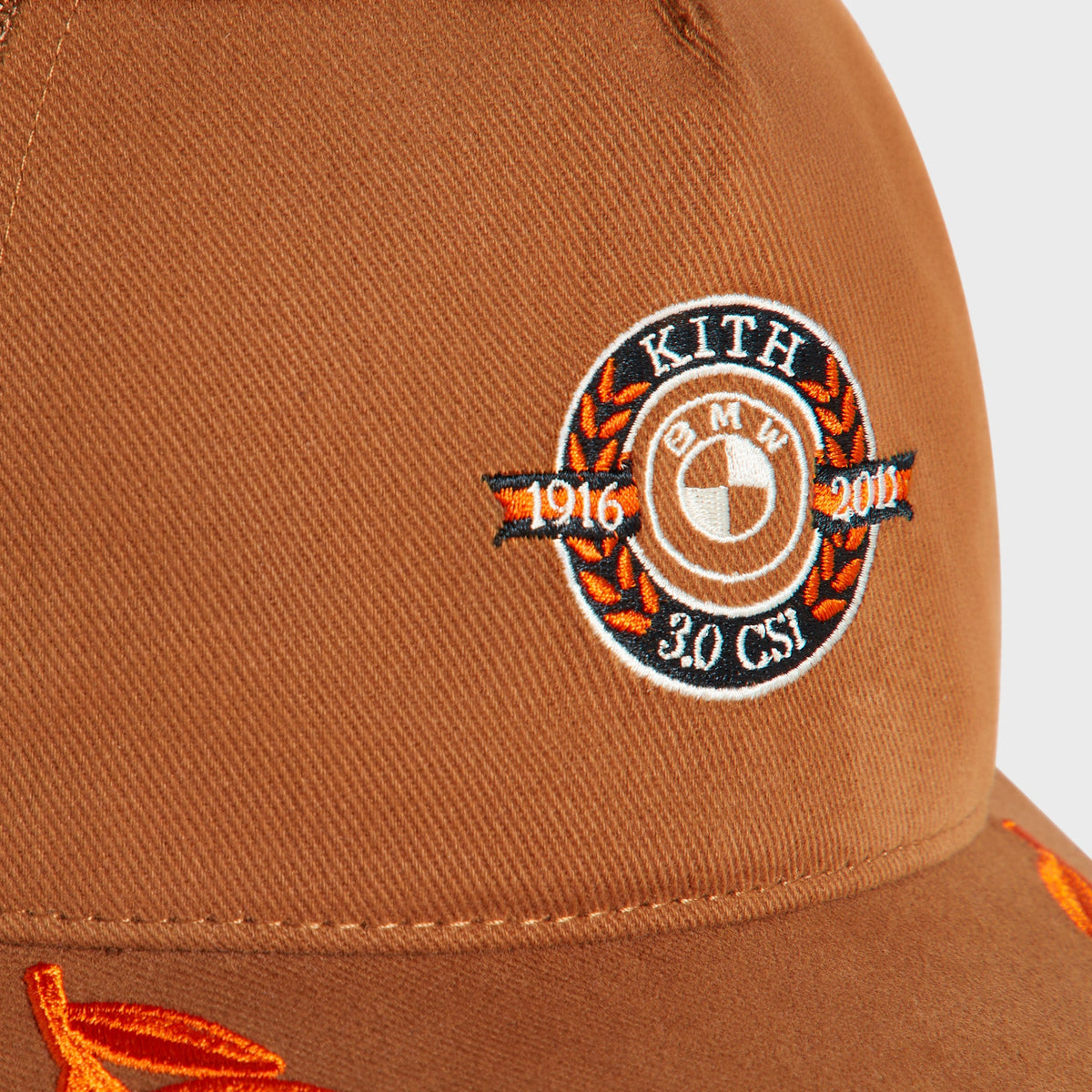 Kith for BMW Podium Brushed Twill Relaxed Trucker Cap - Desert