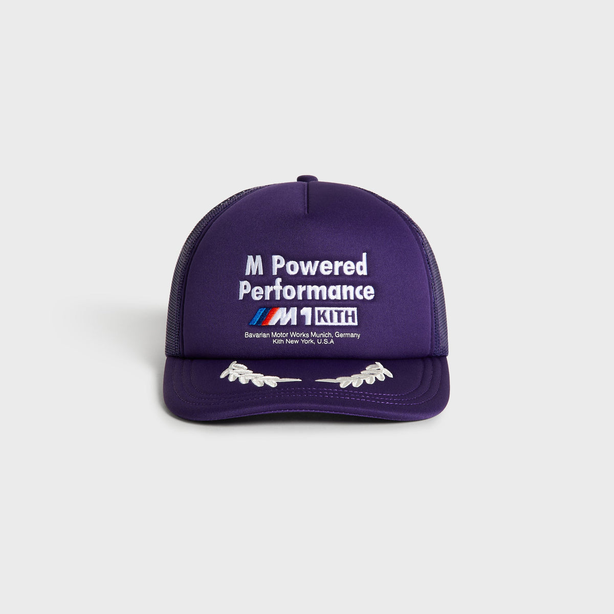 Kith for BMW M1 Podium Poly Foam Nolan Trucker Cap - Techno Violet