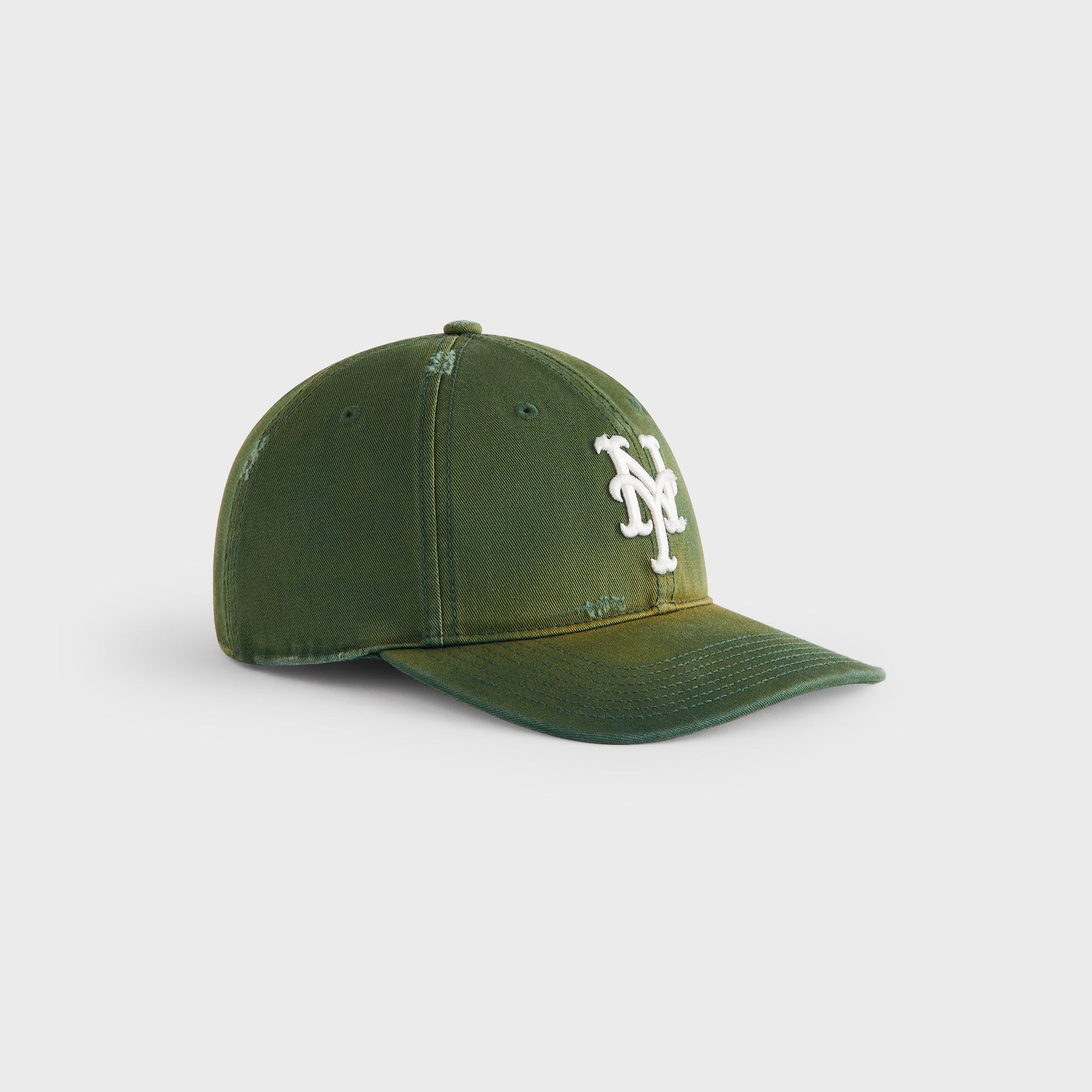 Kith & '47 for the MLB New York Mets Washed Franchise LS Cap - Conifer