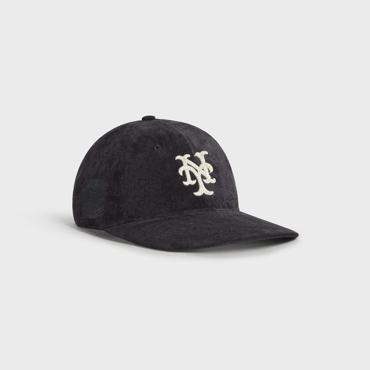 Kith & '47 for the New York Mets Lightweight Sueded Velour Long Bill Cap - Black