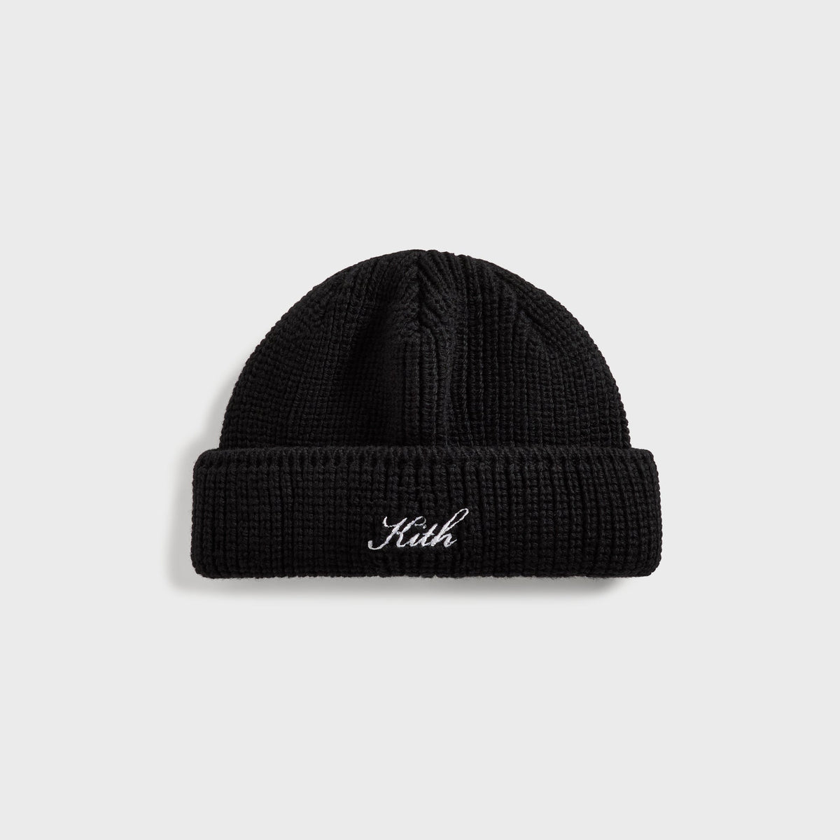 Kith Script Shallow Beanie - Black - PH