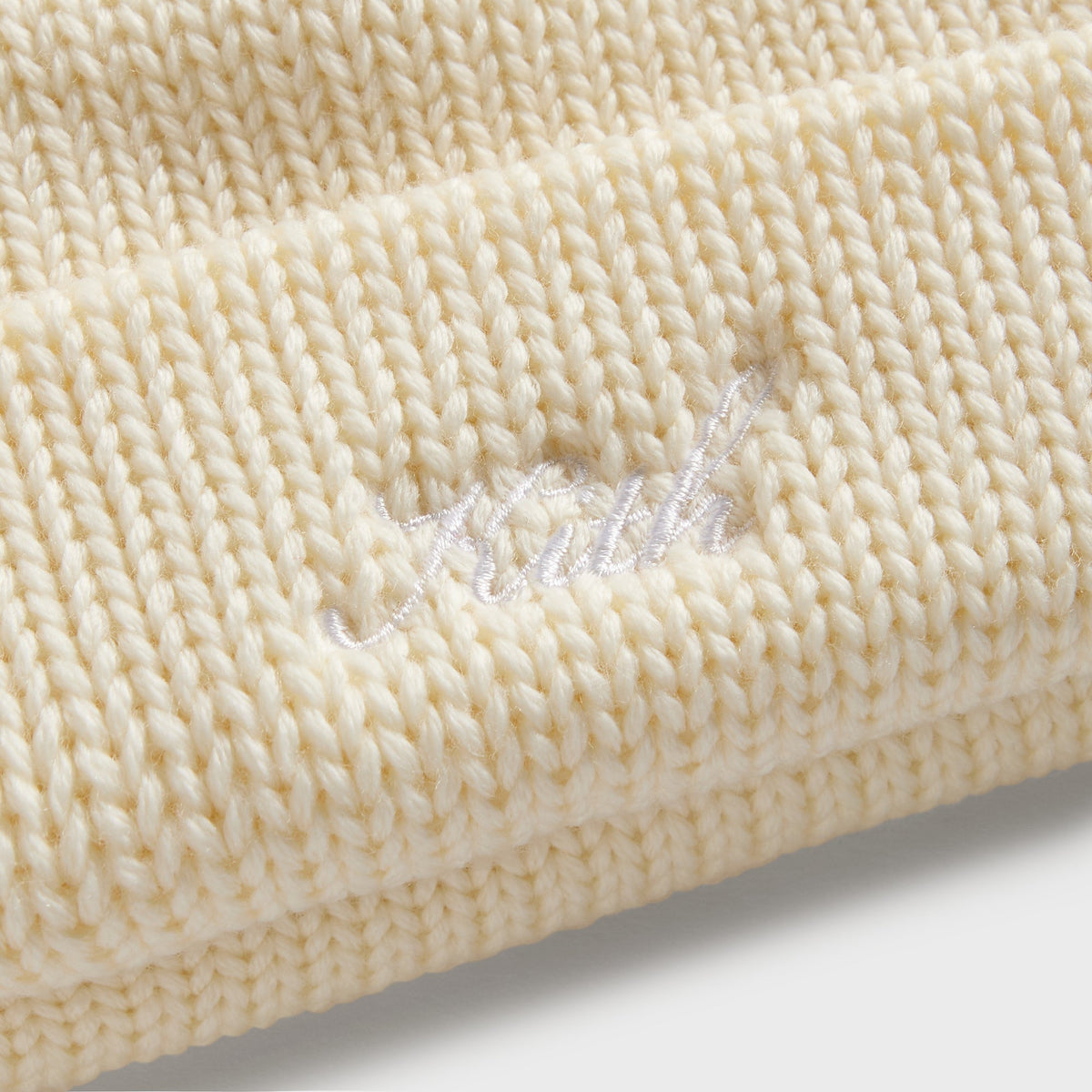Kith Script Icon Beanie - Sandrift - PH