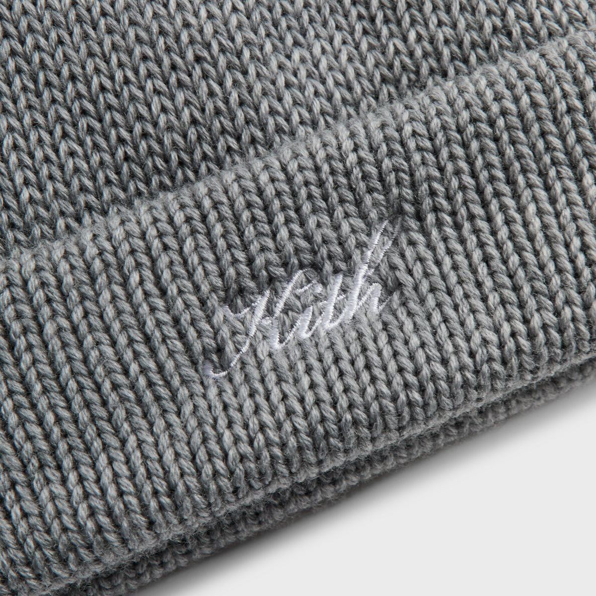 Kith Script Icon Beanie - Mid Heather Grey - PH