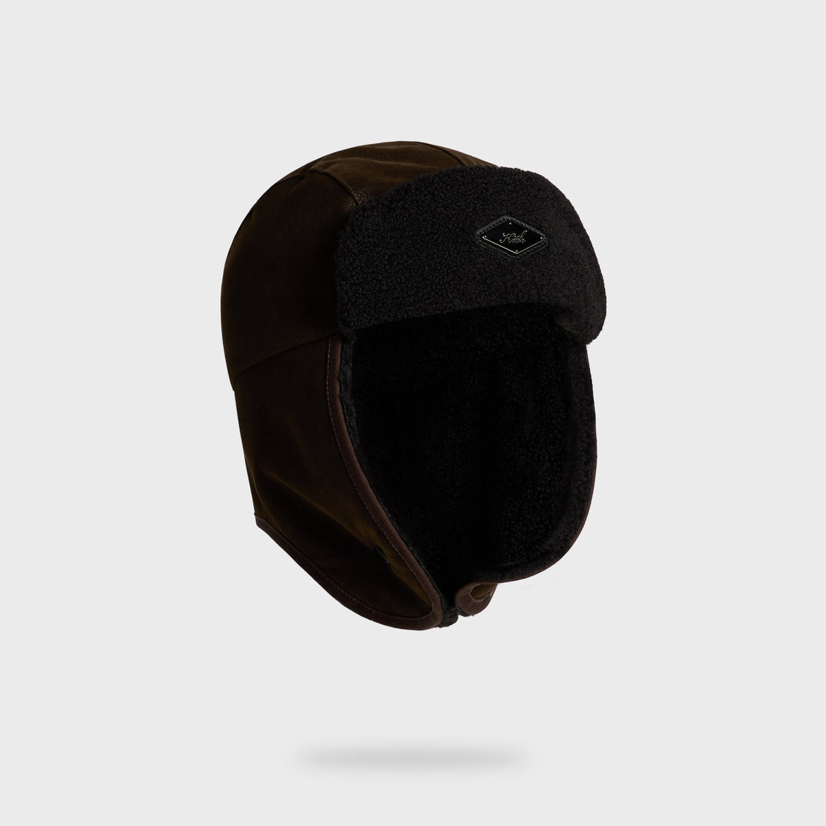 Kith Sherpa Lined Velvet Patina Trapper Hat - Kindling - PH
