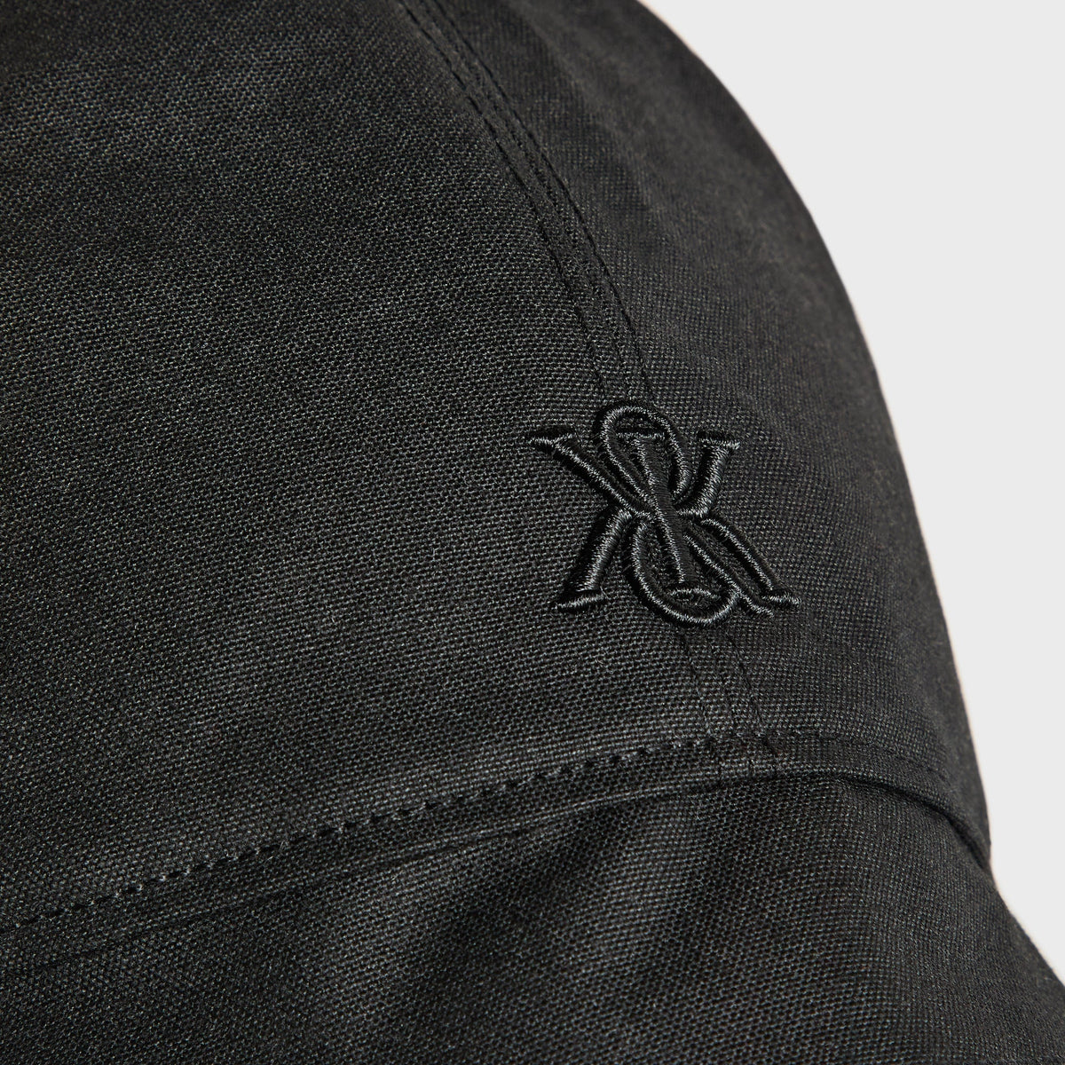 Kith Shearling Lined Waxed Canvas Trapper Hat - Black - PH