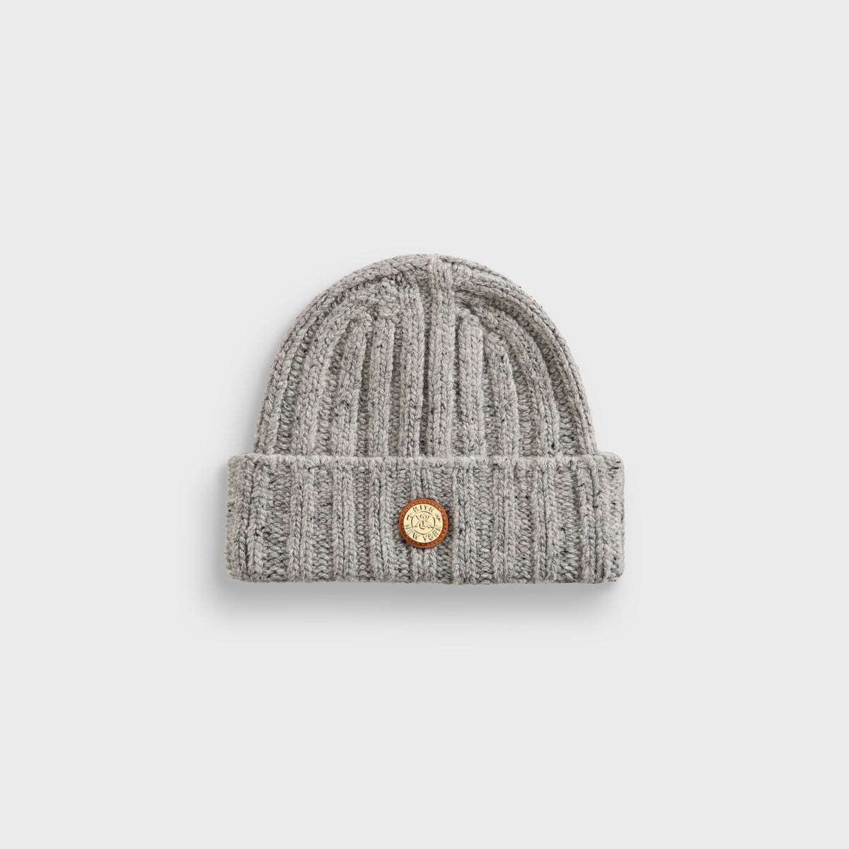 Kith Speckle Yarn Chalet Beanie - Medium Heather Grey