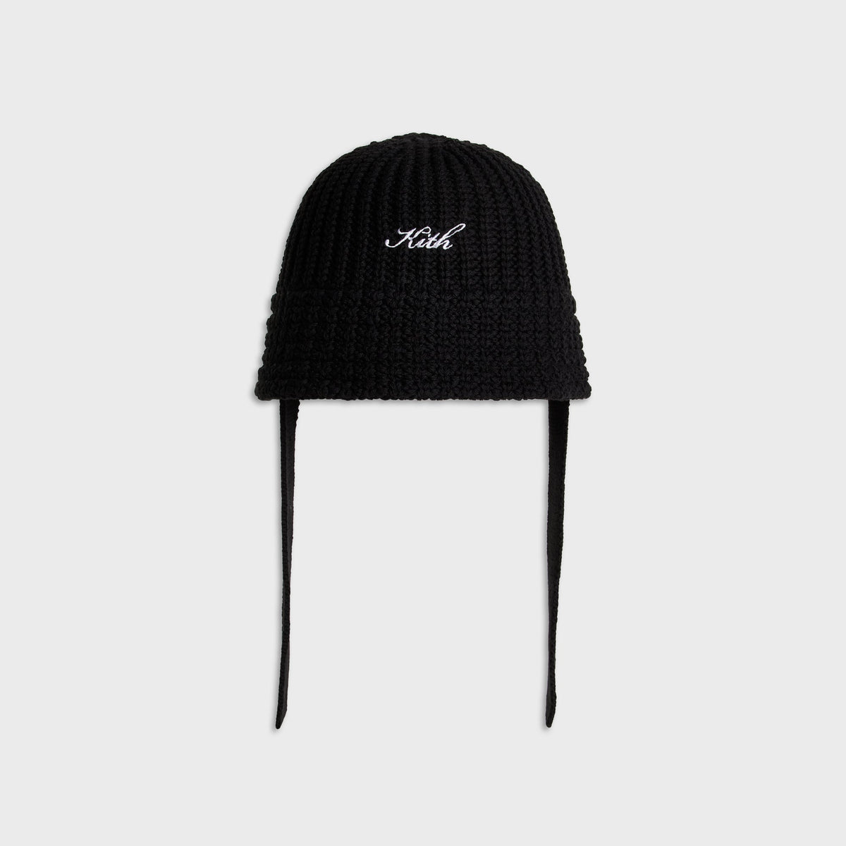 Kith Script Knit Bucket Hat - Black - PH