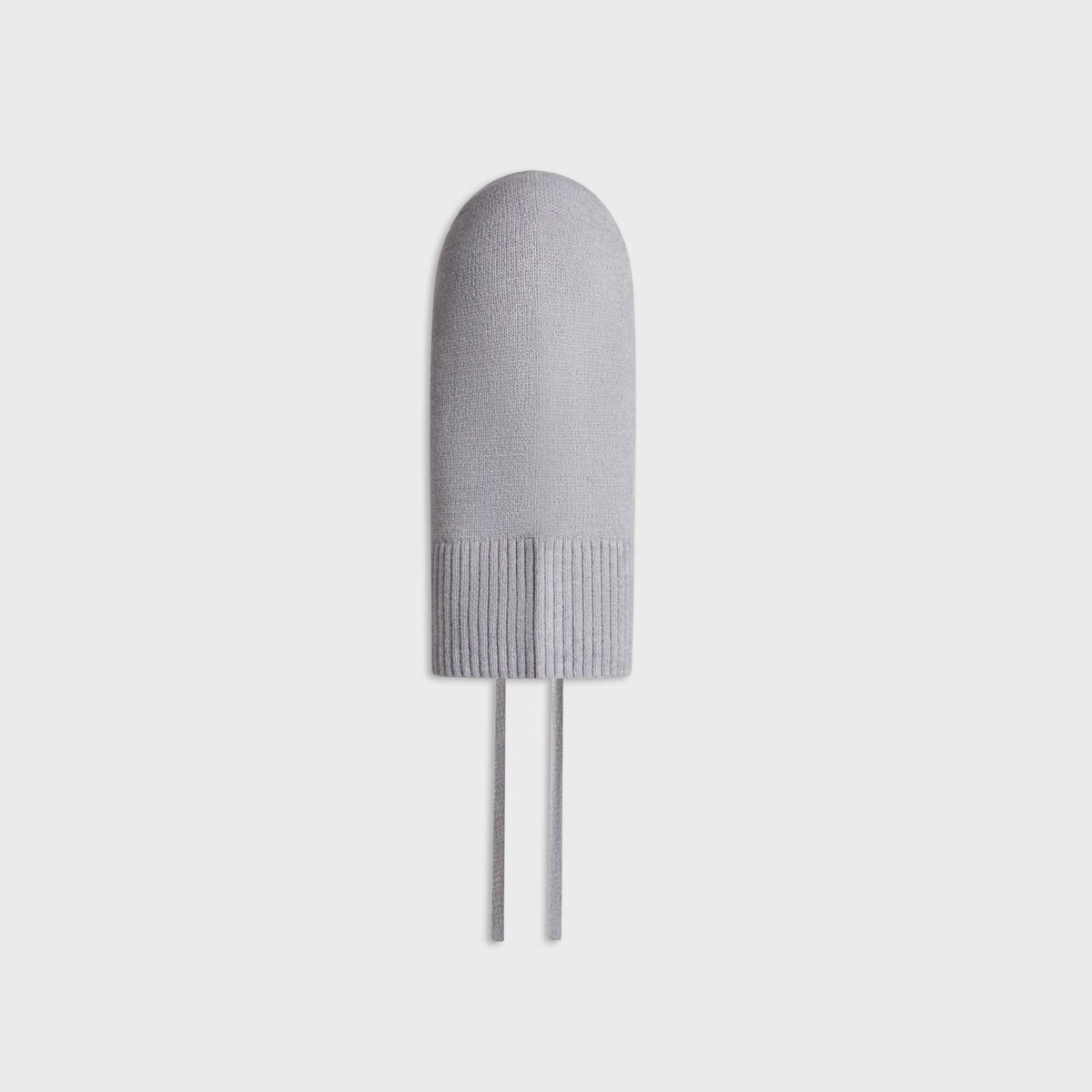 Kith Soft Rib Knit Balaclava - Light Heather Grey - PH