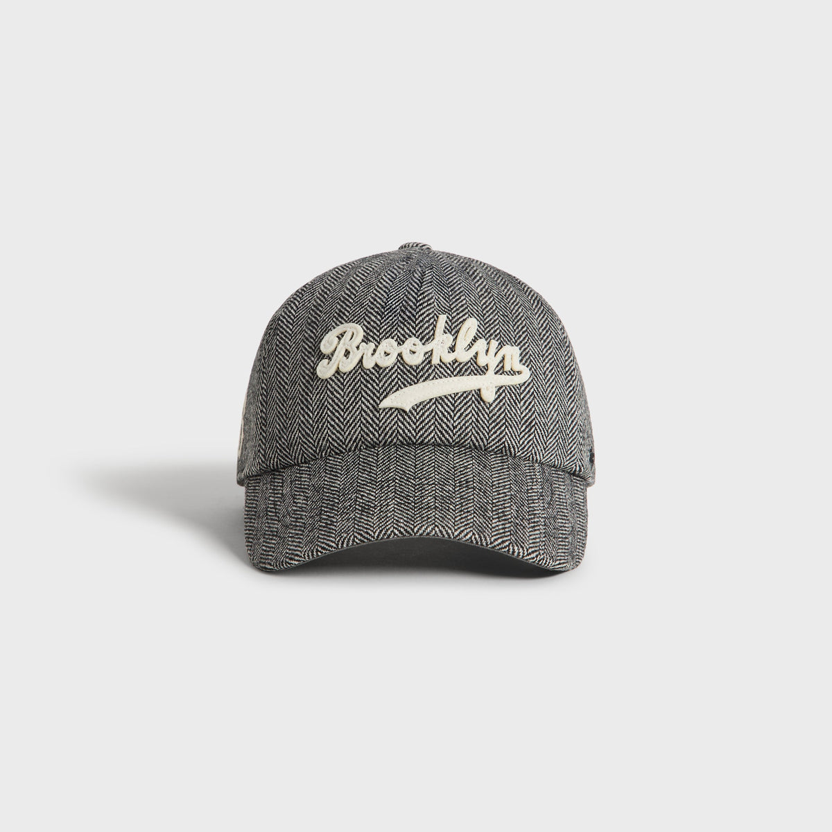 Kith & '47 for the Brooklyn Dodgers Herringbone Wool Clean Up Cap - Argon