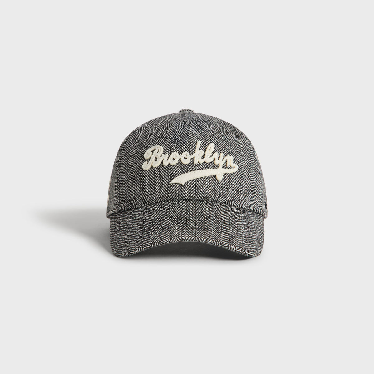 Kith & '47 for the Brooklyn Dodgers Herringbone Wool Clean Up Cap - Argon - PH