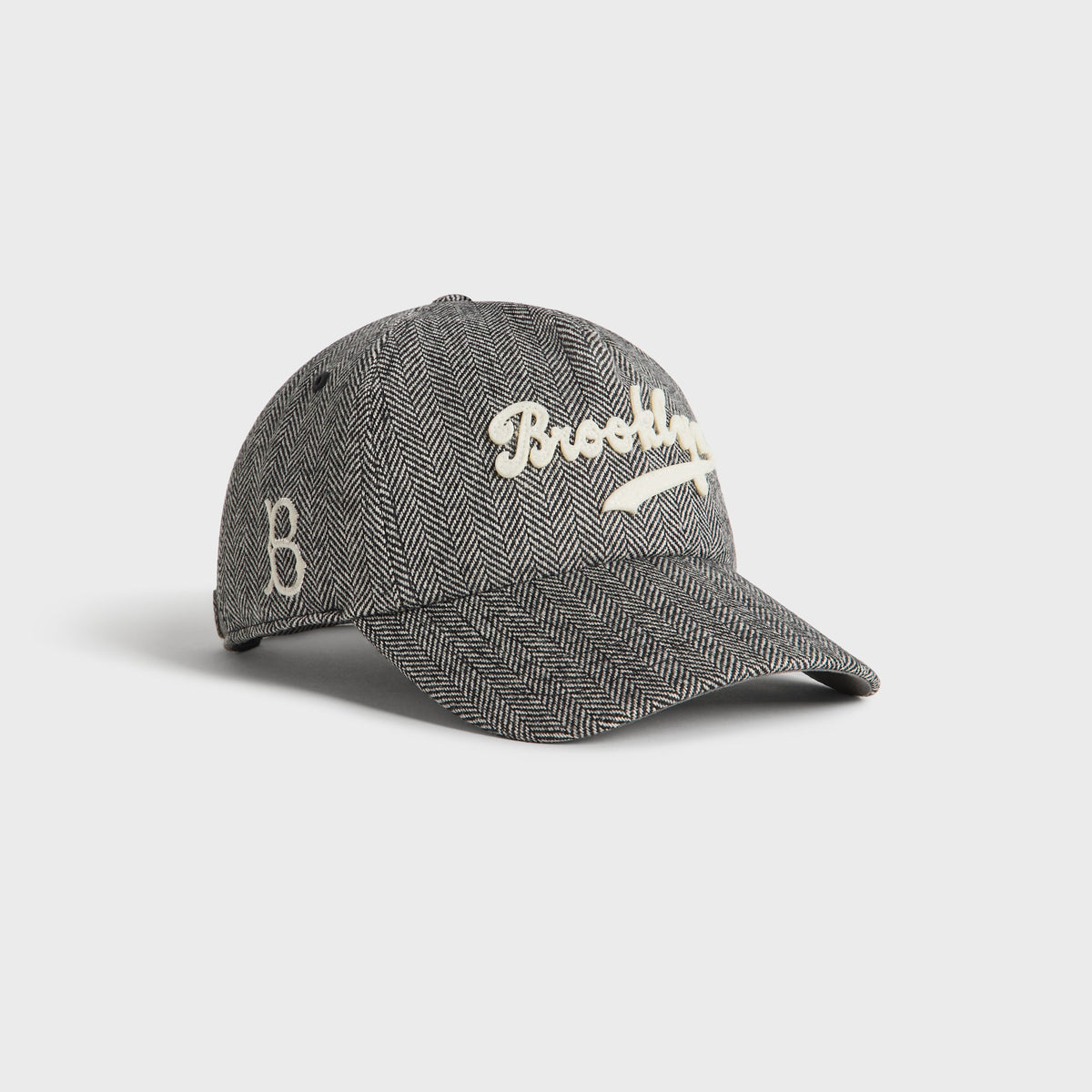 Kith & '47 for the Brooklyn Dodgers Herringbone Wool Clean Up Cap - Argon