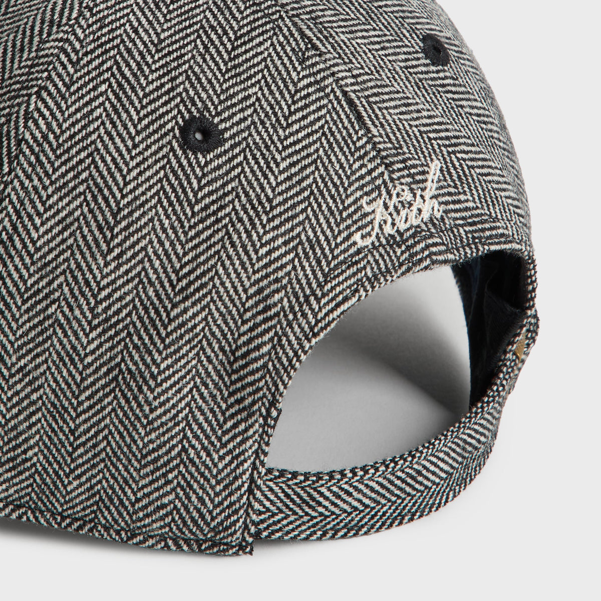 Kith & '47 for the Brooklyn Dodgers Herringbone Wool Clean Up Cap - Argon - PH