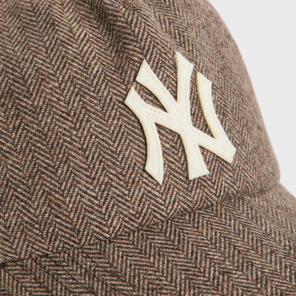 Kith & '47 for the New York Yankees Herringbone Wool Clean Up Pinch Crown Cap - Yuma - PH