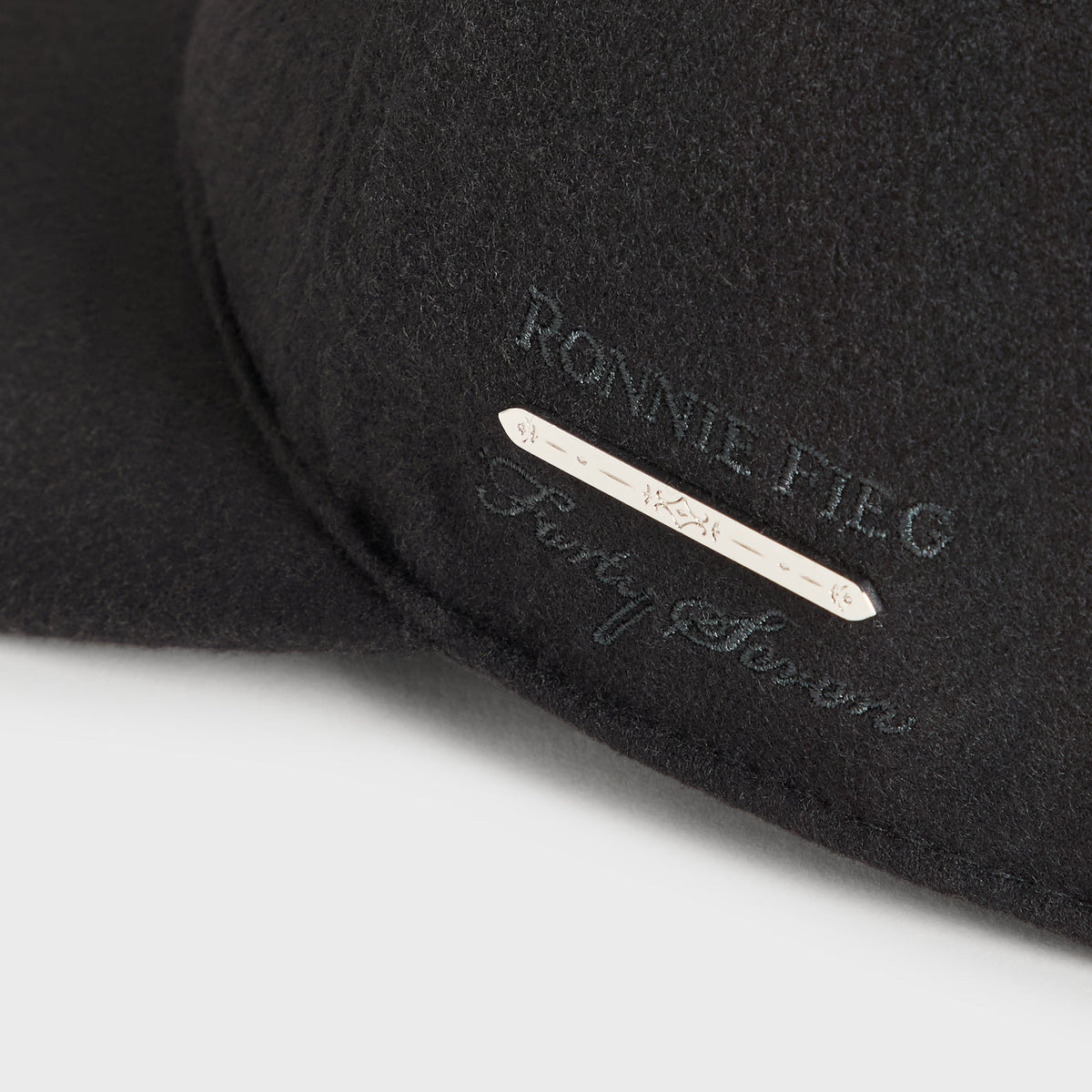 Giorgio Armani & Ronnie Fieg for '47 Wool Deconstructed Franchise LS Fitted Cap - Black