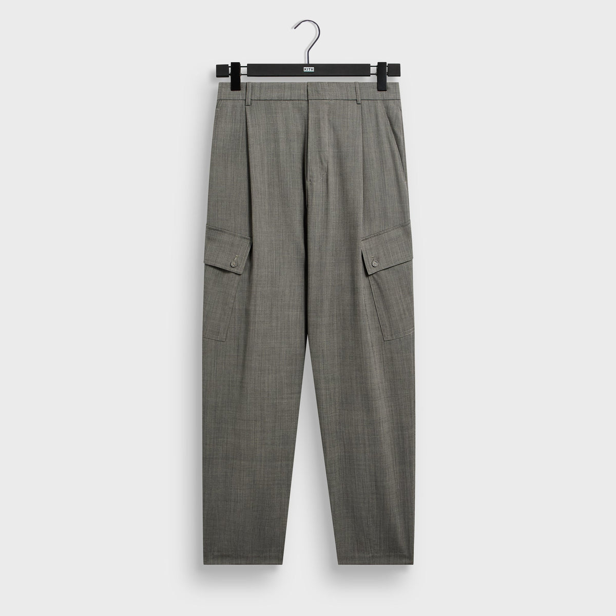&Kin Tropical Wool Gibbs Pant - Grey Melange