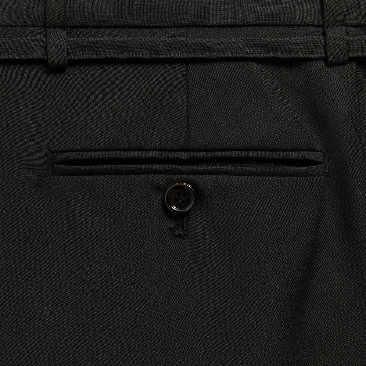 &Kin Tropical Wool Eli Pleated Trouser - Black