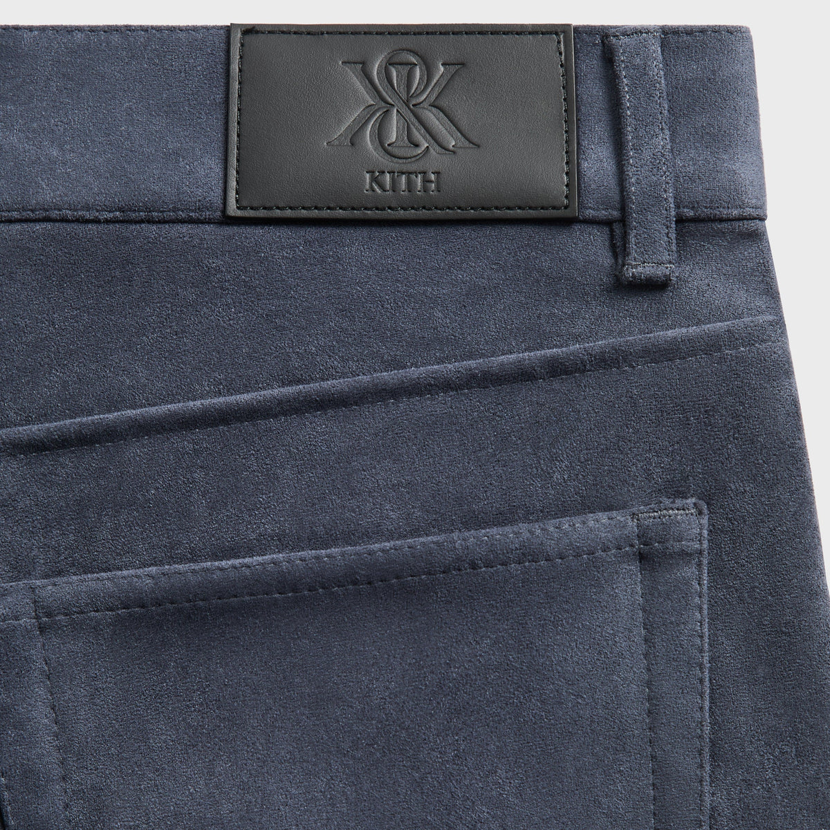 Kith Brushed Microsuede Brett Pleated Pant - Torpedo