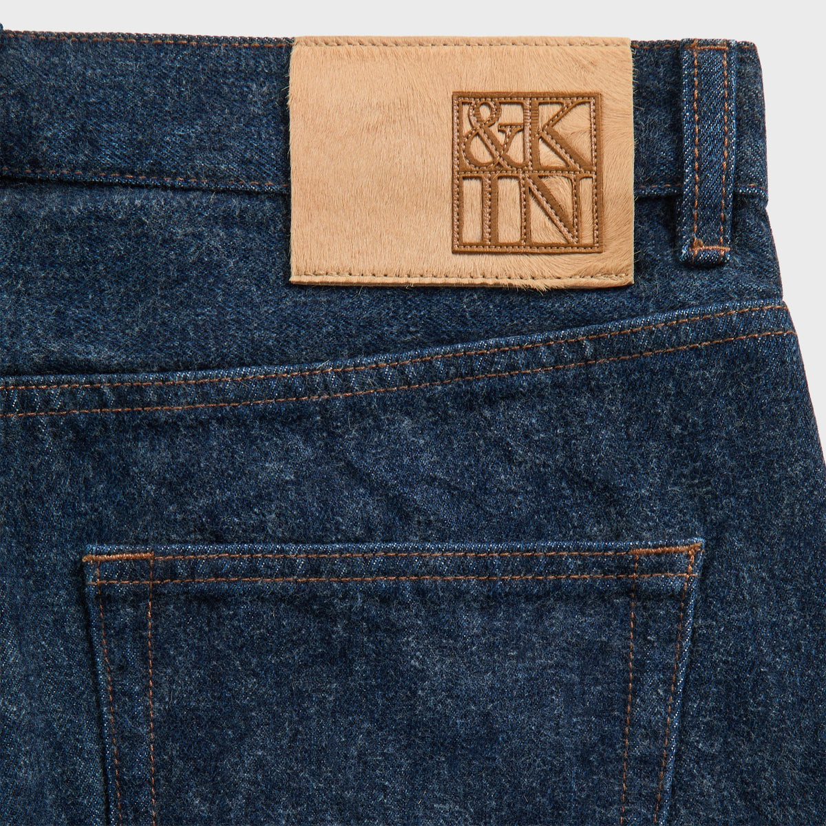 &Kin Brushed Denim Webster Chill Jean - Dark Indigo - PH