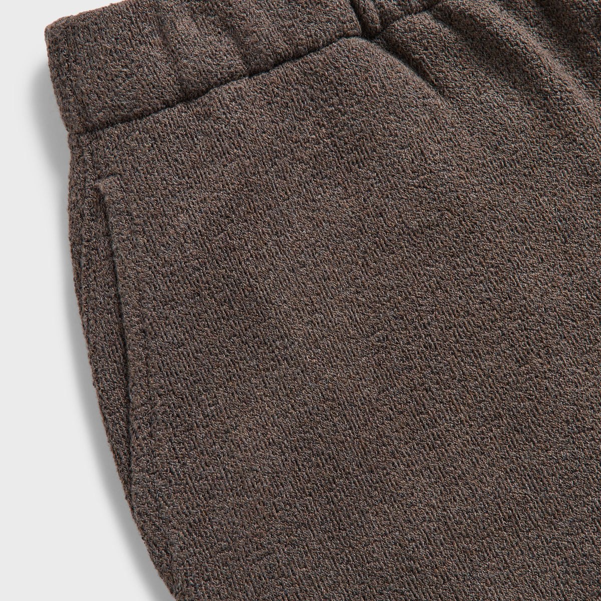 &Kin Crepe Fleece Denver Sweatpant - Pecan