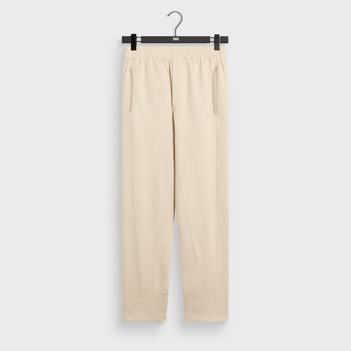 &Kin Cotton Cashmere Pique Roscoe Sweatpant - Heather Oatmeal - PH