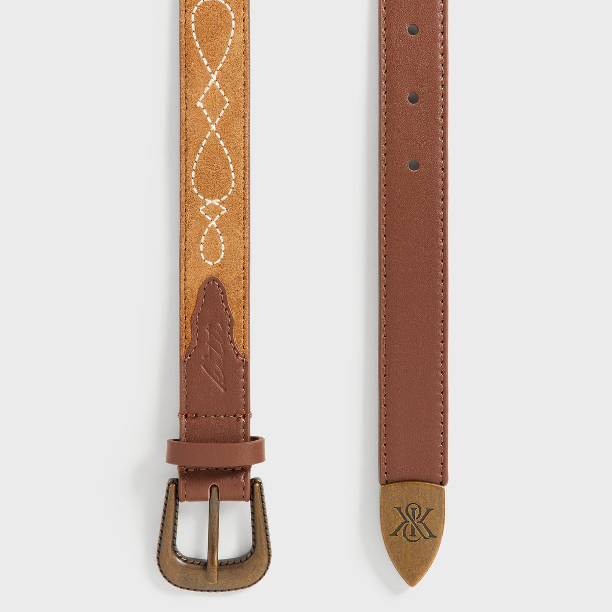 Kith Western Leather Belt - Snuff - PH