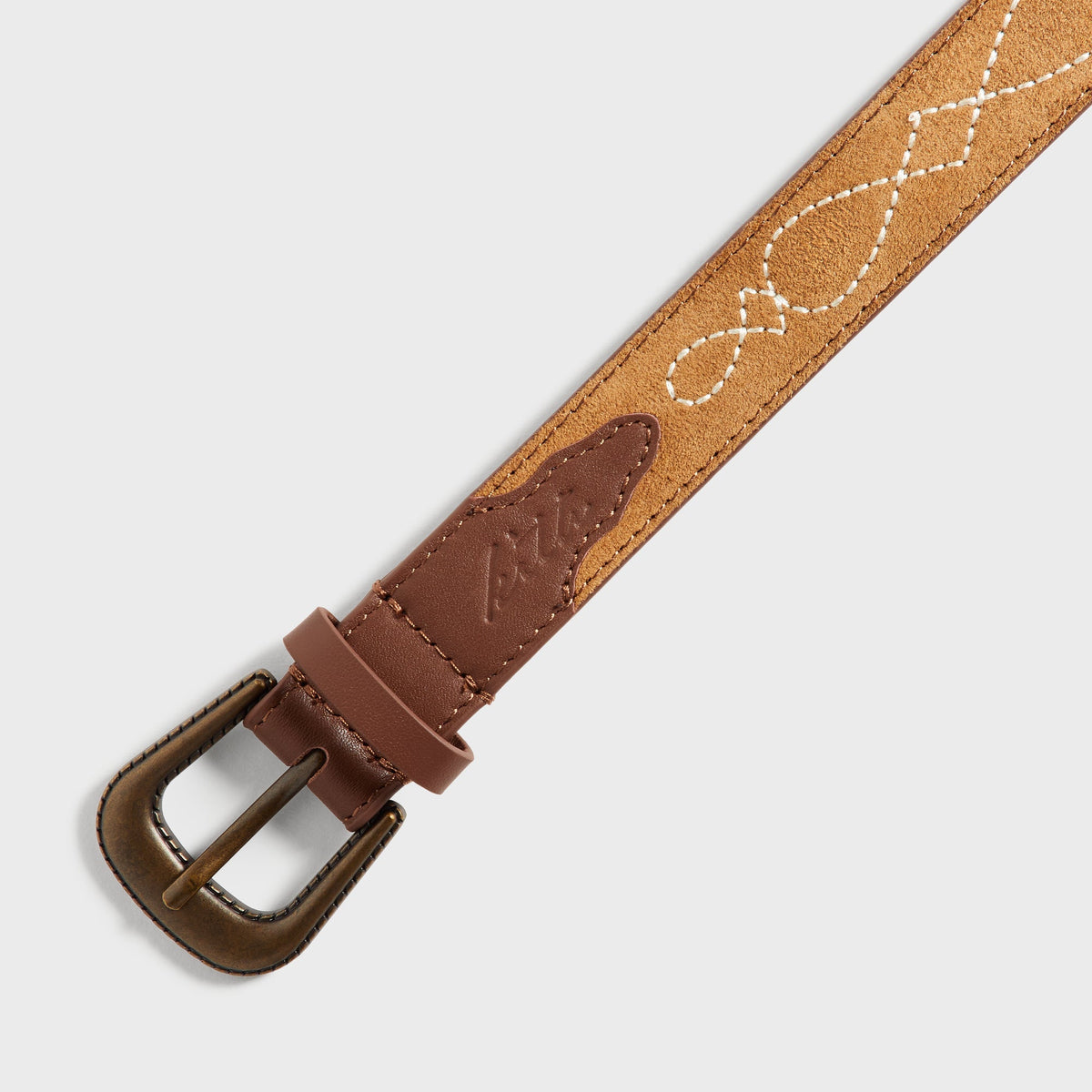 Kith Western Leather Belt - Snuff - PH
