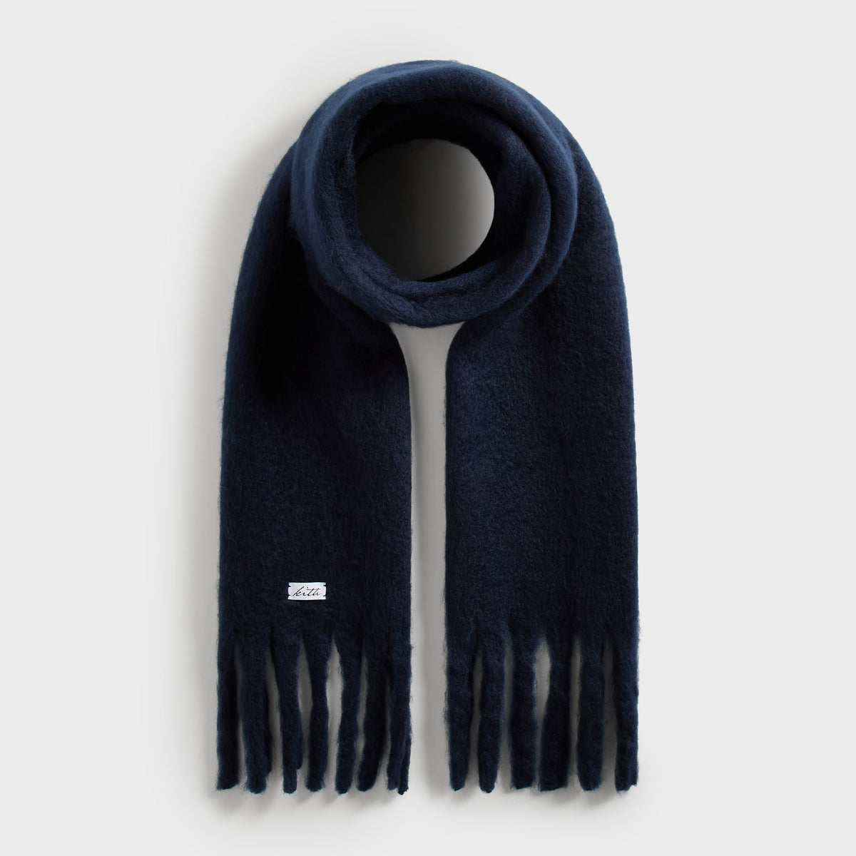 Kith Chunky Tassel Mohair Scarf - Nocturnal - PH