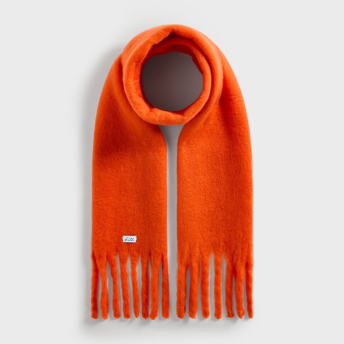 Kith Chunky Tassel Mohair Scarf - Clementine - PH