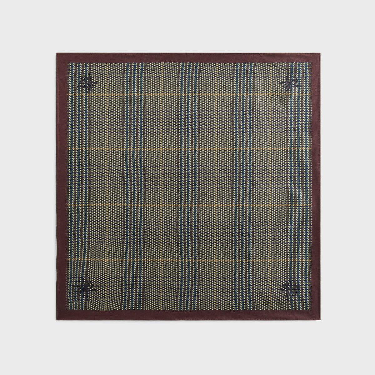 Kith Printed Silk Scarf - Kindling