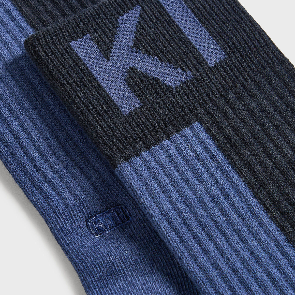 Kith Blocked Classic 3-Pack Cotton Crew Socks - Multi - PH