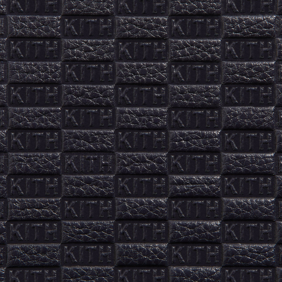 Kith Monogram Tumbled Saffiano Leather Watch Box - Ink