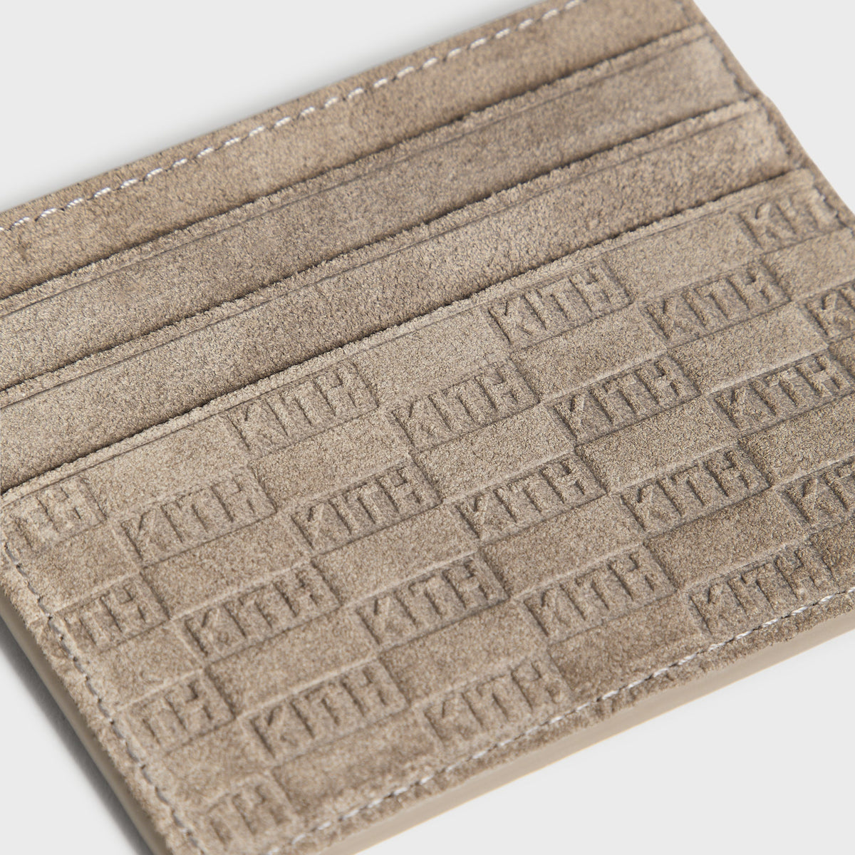 Kith Monogram Suede Cardholder - Java