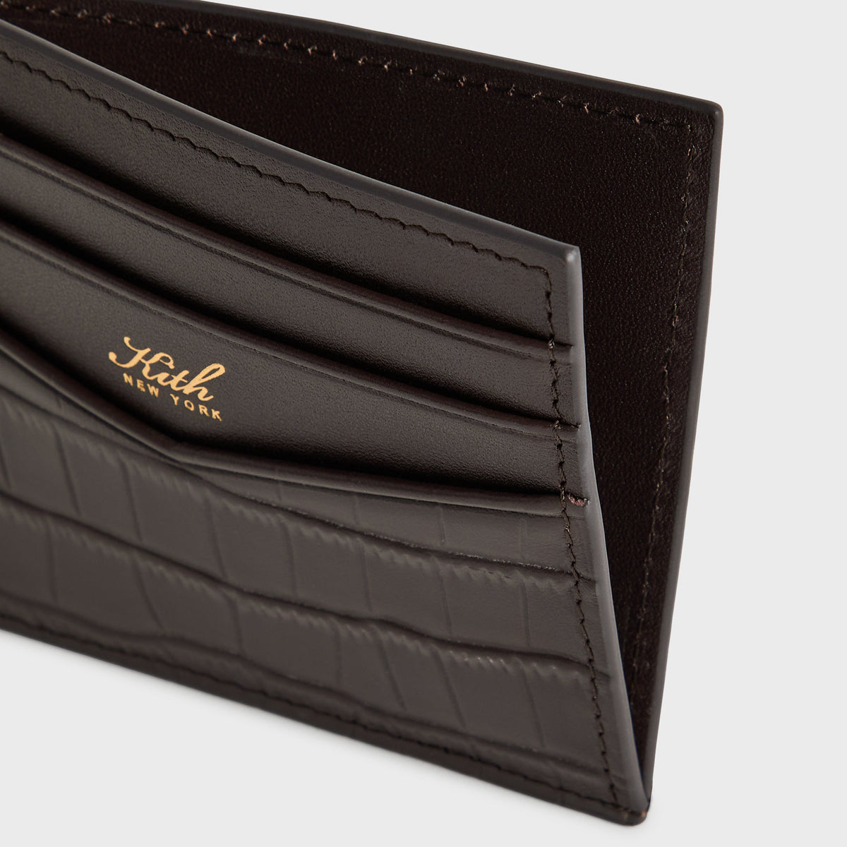 Kith Croc Debossed Cardholder - Studio