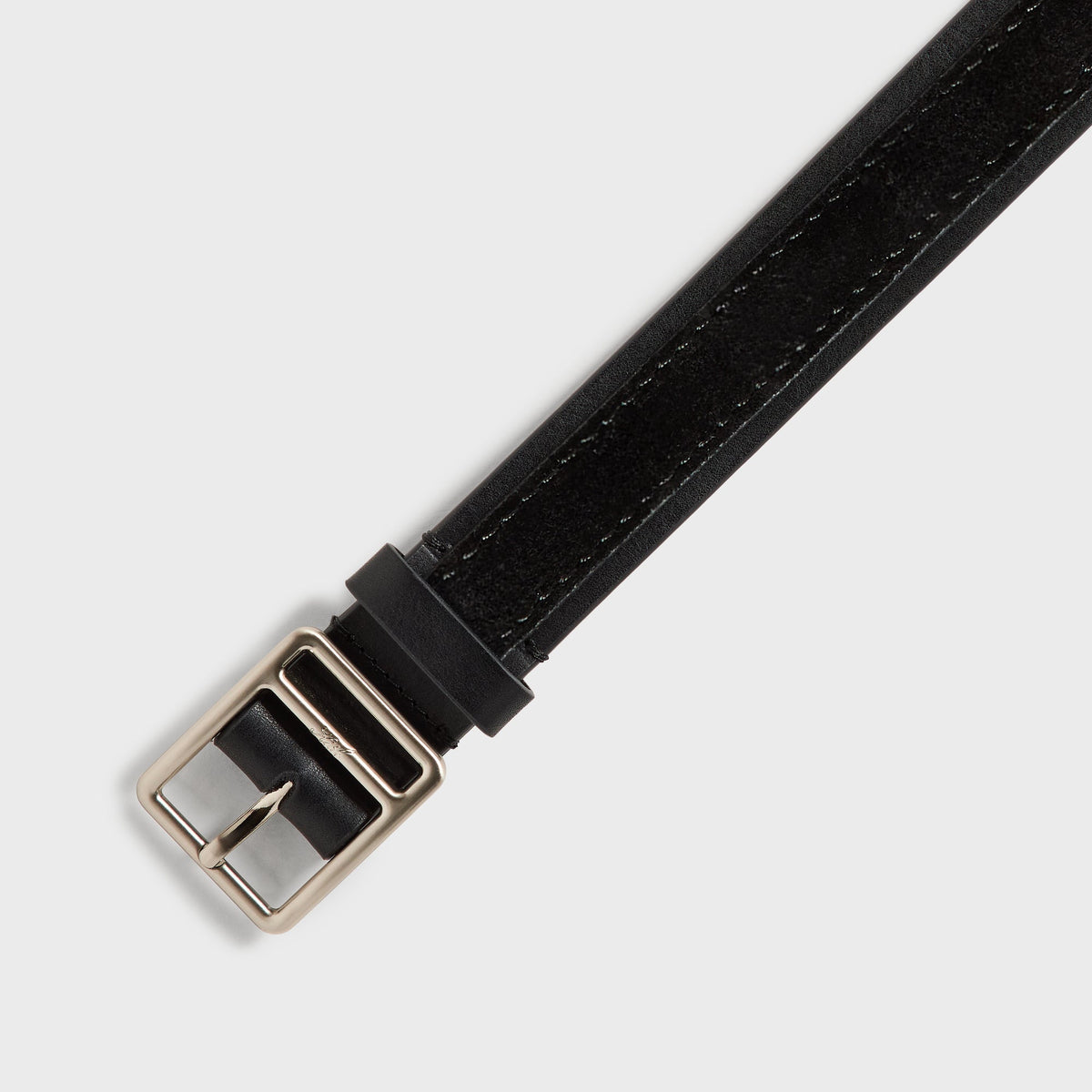 Kith Two-Tone Smooth Leather & Suede Belt - Black - PH