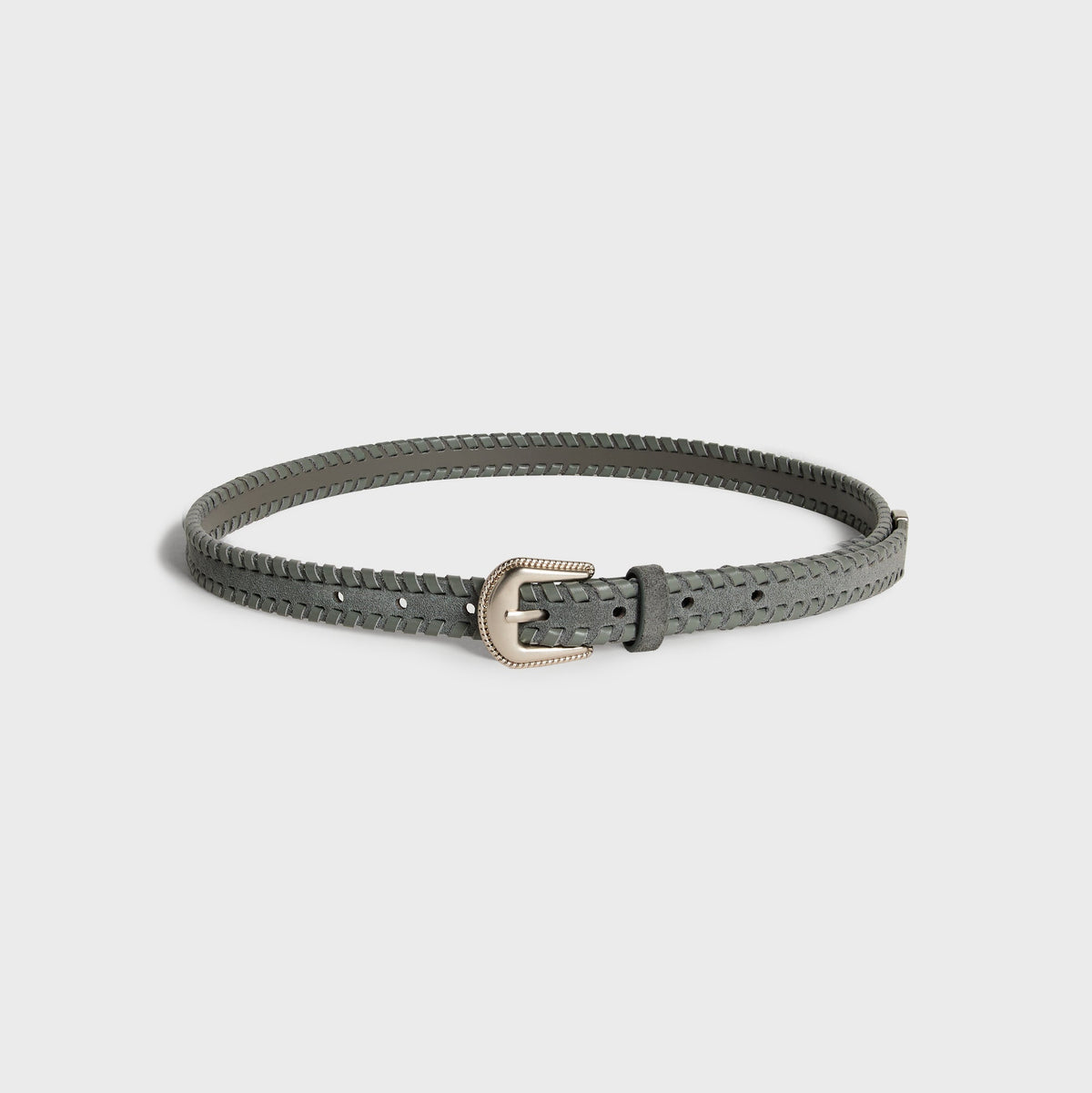 Kith Braided Edge Belt - Skyscraper