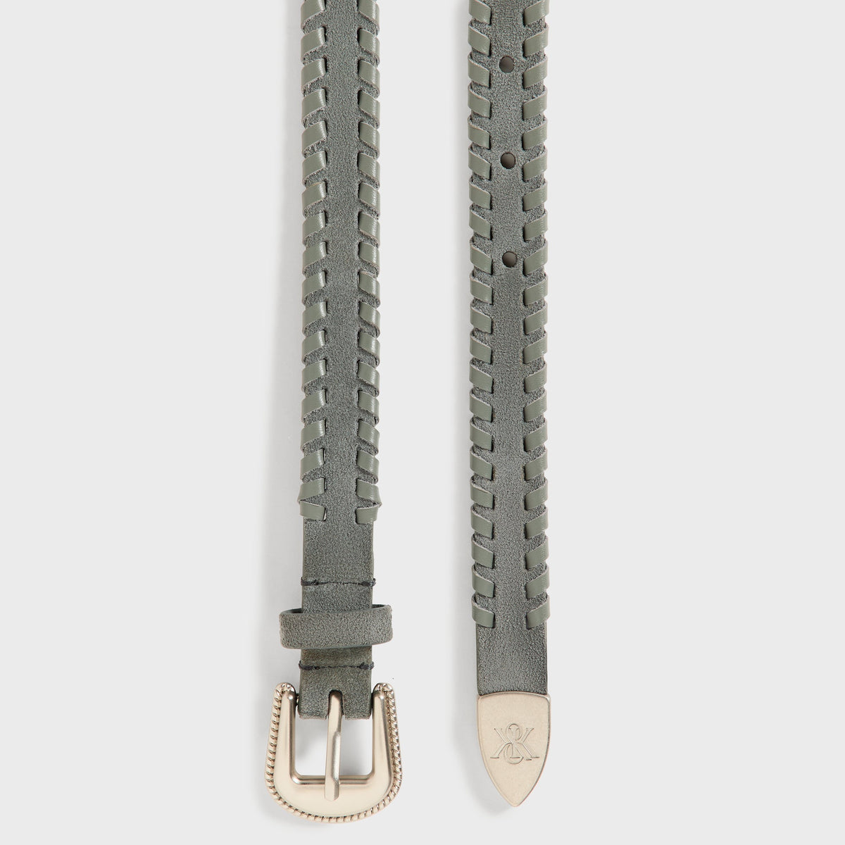 Kith Braided Edge Belt - Skyscraper - PH