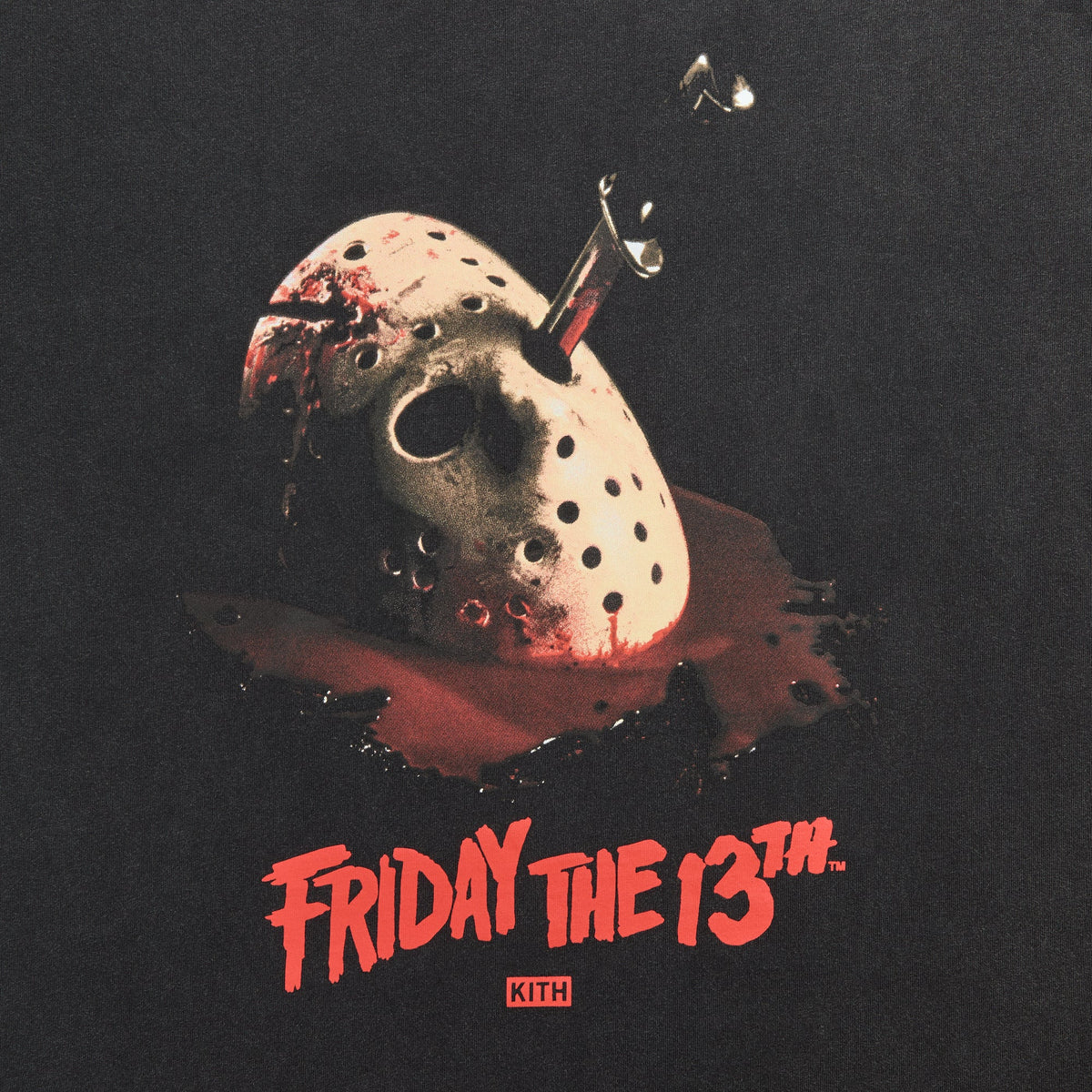 Kith for Friday The 13th Blood Mask Vintage Tee - Black
