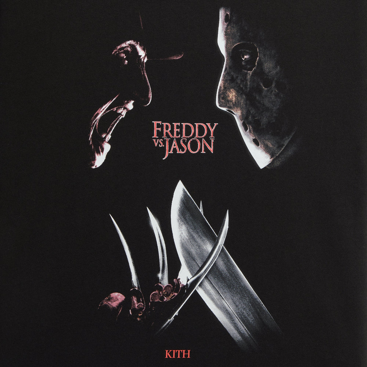 Kith for Friday The 13th Freddy vs Jason Vintage Tee - Black