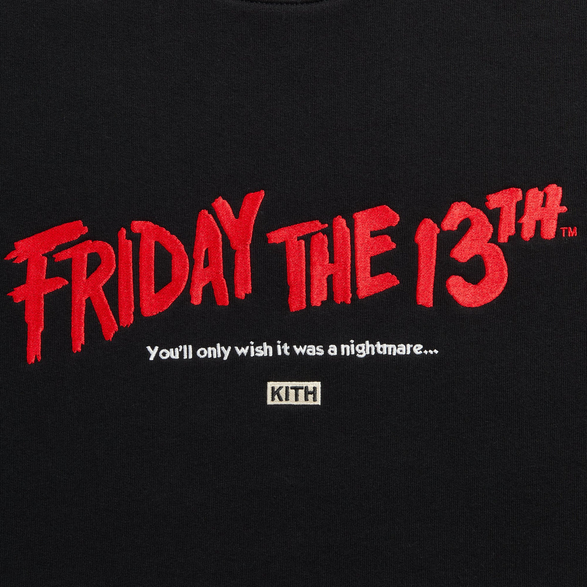 Kith for Friday The 13th Headline Nelson Crewneck - Black