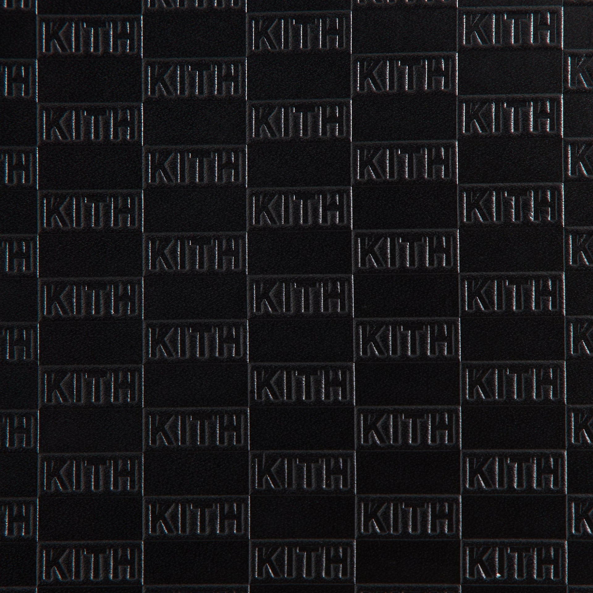 Kithmas Monogram Vachetta Leather Zip Pouch - Black