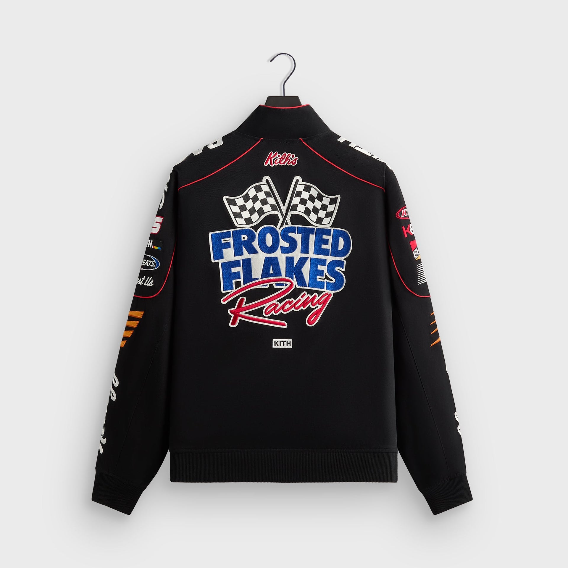 Kith Treats for Kellogg’s Frosted Flakes® Cereal & Tony the Tiger® Racing Jacket - Black