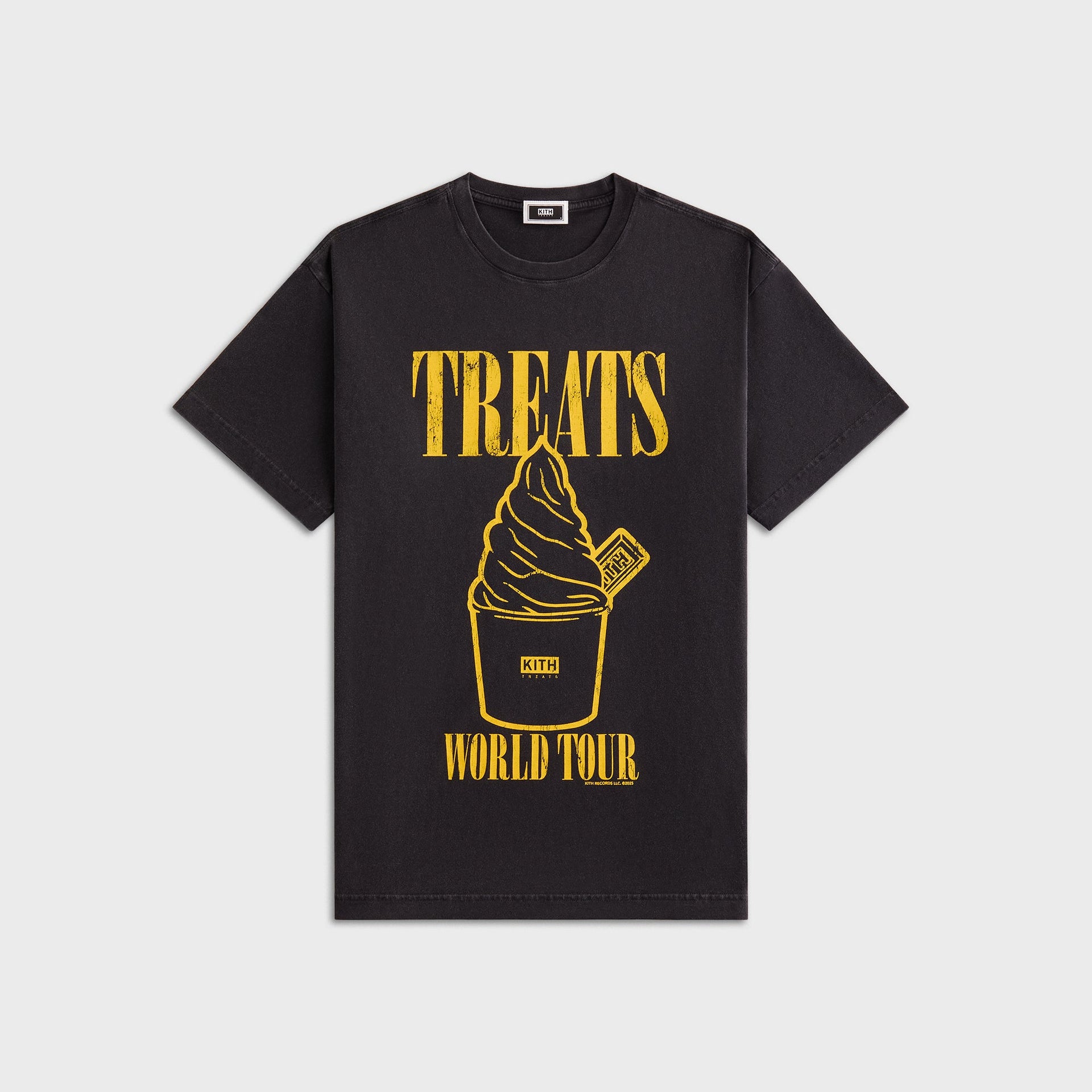Kith Treats Heart-Shaped Swirl Vintage Tee - Black