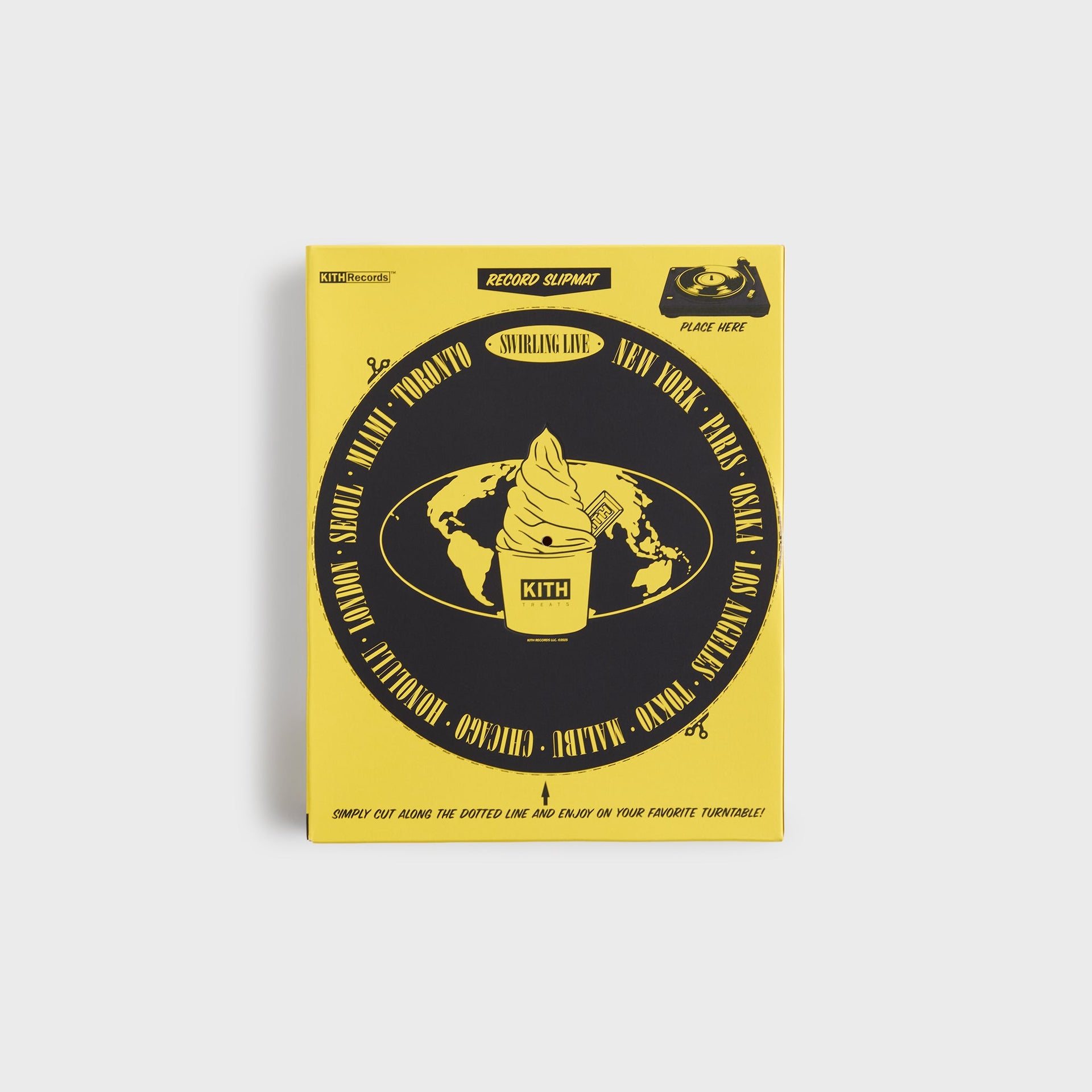 Kith Treats S.W.I.R.L. Tour Vintage Tee - Black