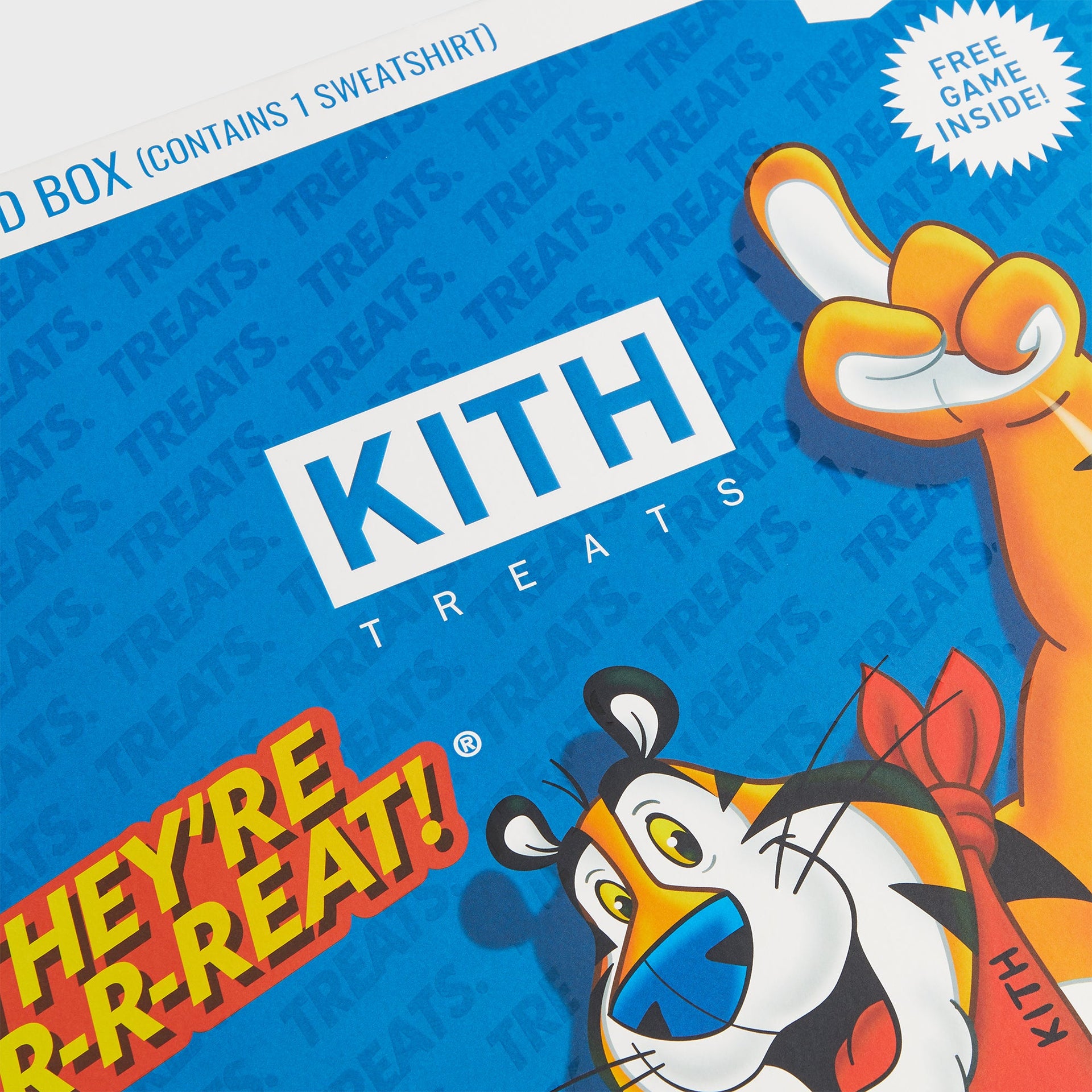 Kith Treats for Kellogg’s Frosted Flakes® Cereal & Tony the Tiger® Classic Logo Nelson Crewneck - Black