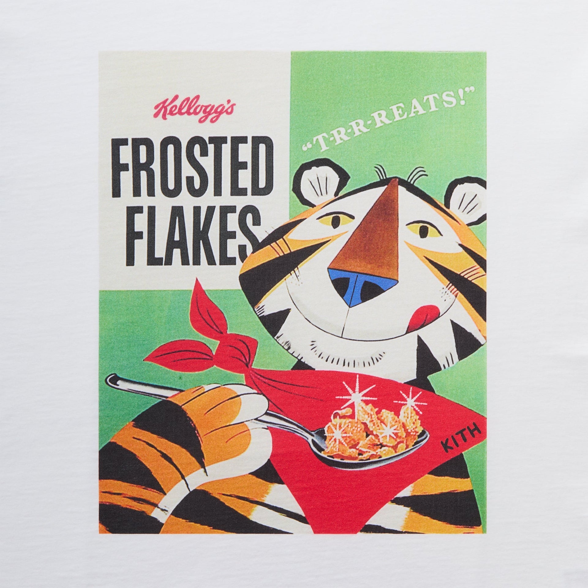 Kith Treats for Kellogg’s Frosted Flakes® Cereal & Tony the Tiger® Retro Vintage Tee - White