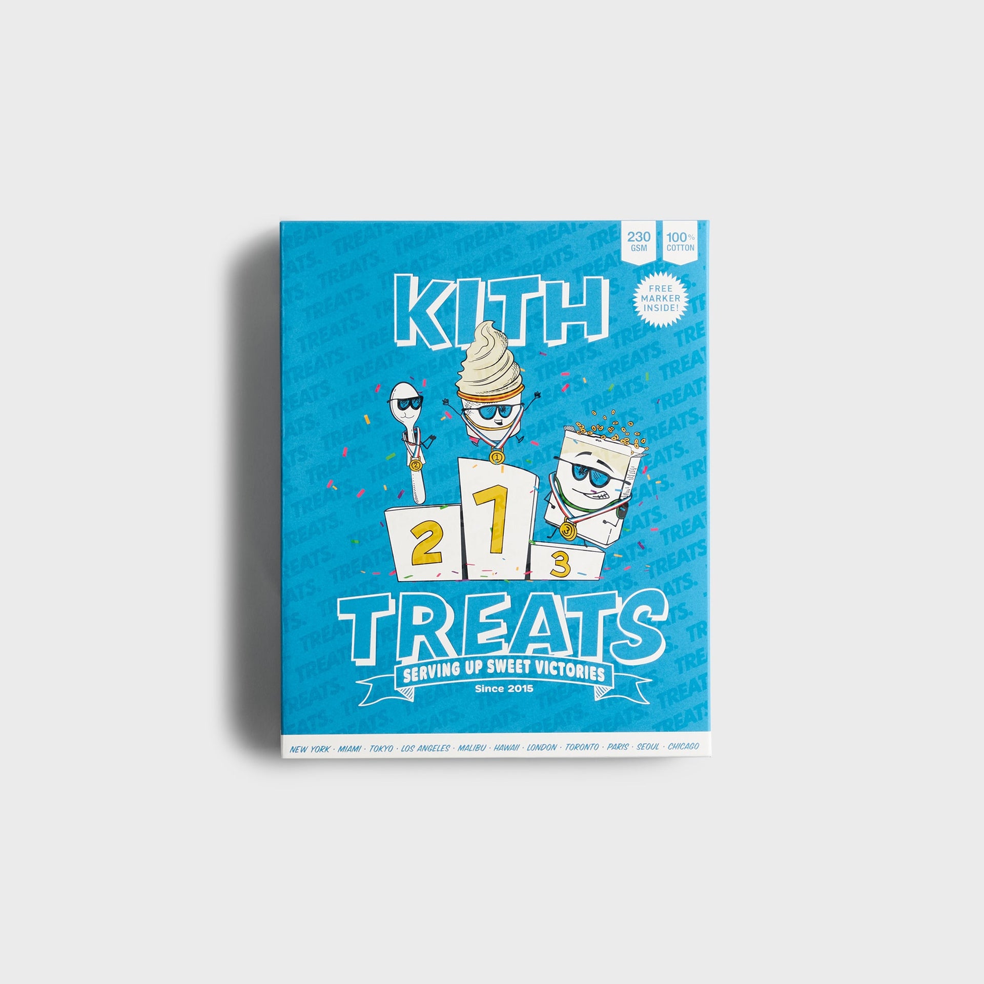 Kith Treats Finish Line Pocket Tee - White