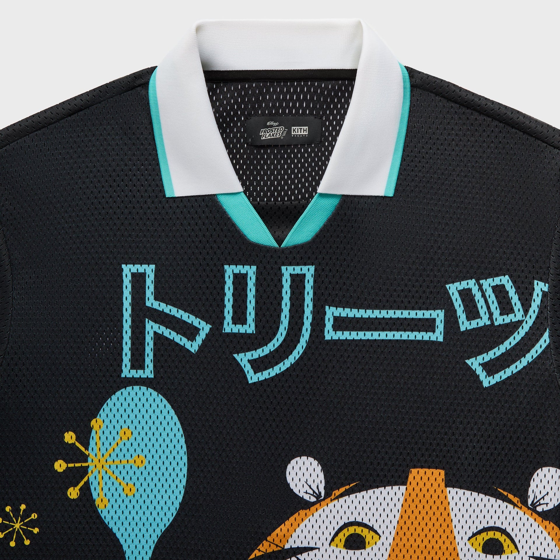 Kith Treats for Kellogg’s Frosted Flakes® Cereal & Tony the Tiger® Long Sleeve Edison Jersey - Black
