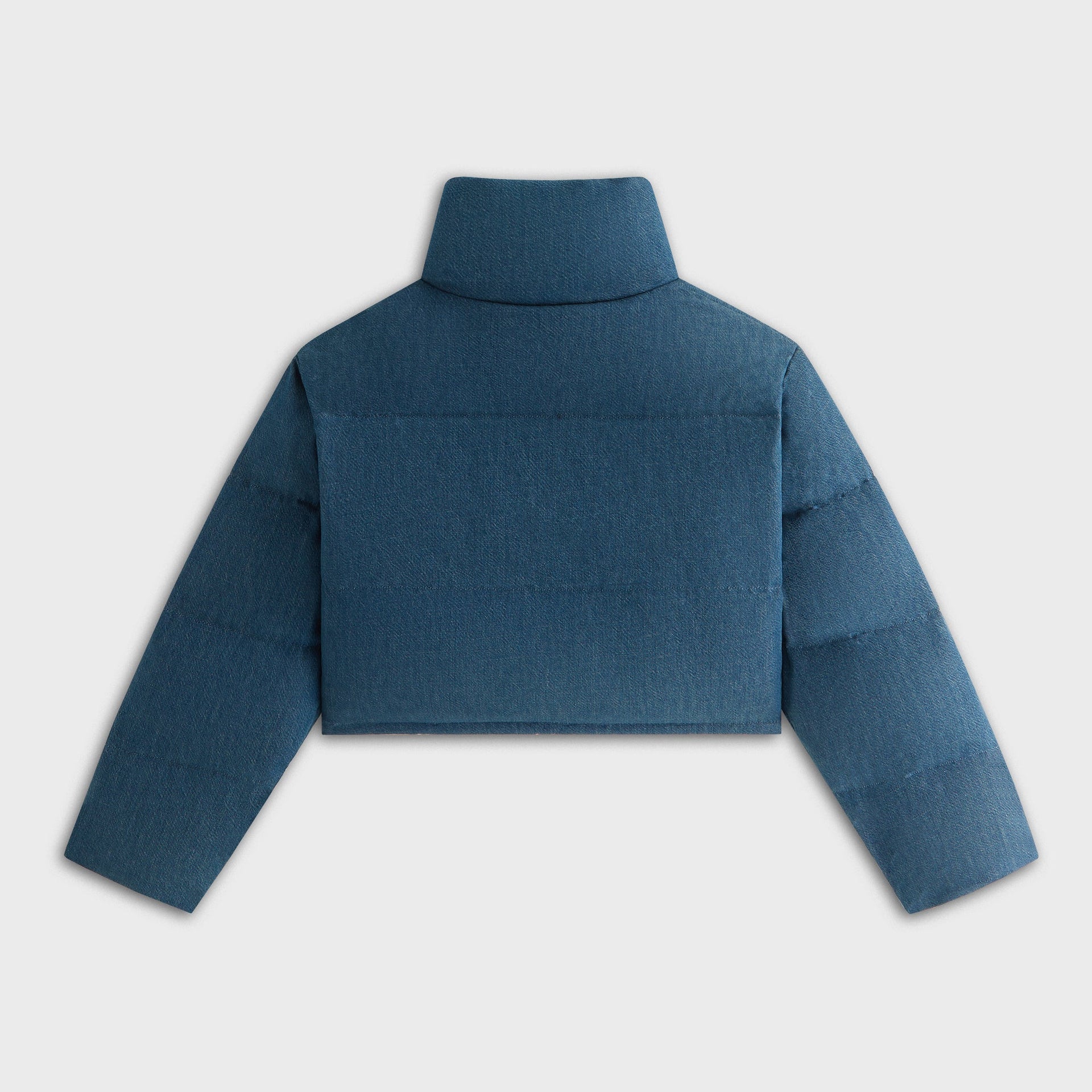 Kith Women Shae Tinted Denim Cropped Puffer - Luka Wash