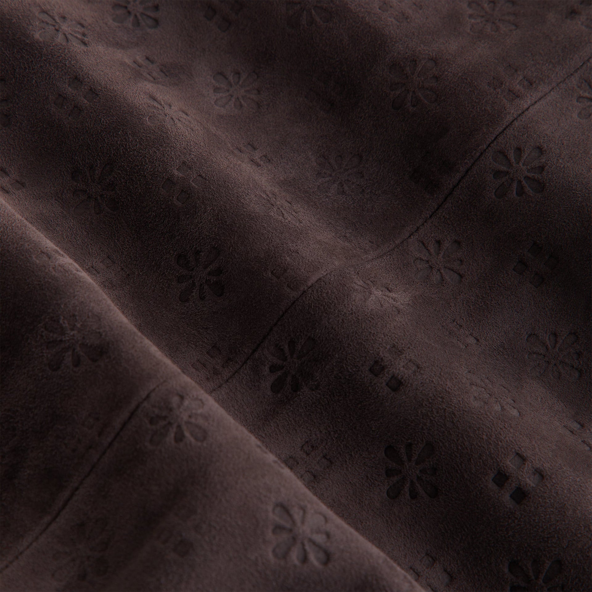 Kith Women Dalton Debossed Suede Bomber - Hematite